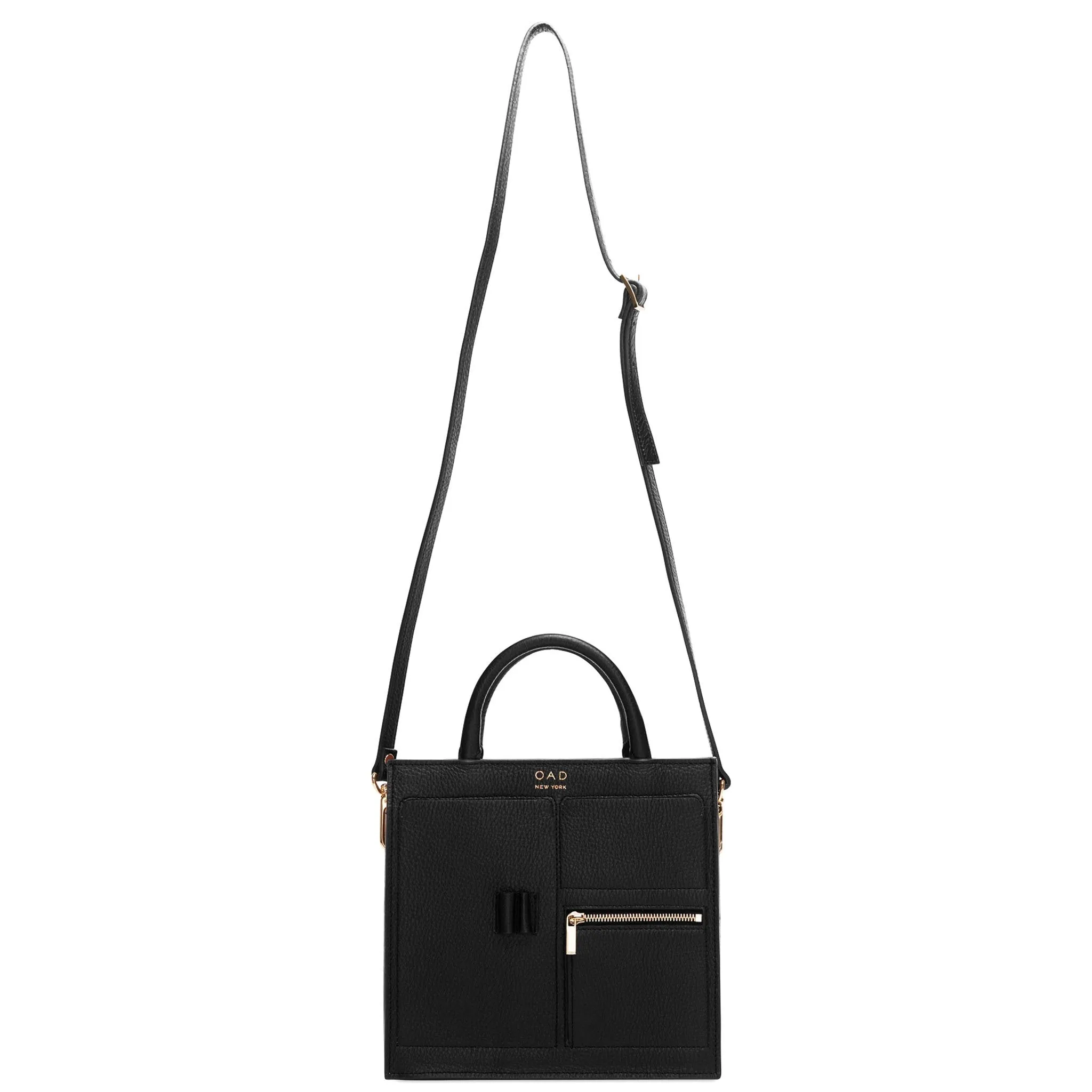 Mini Kit Zip Satchel - True Black