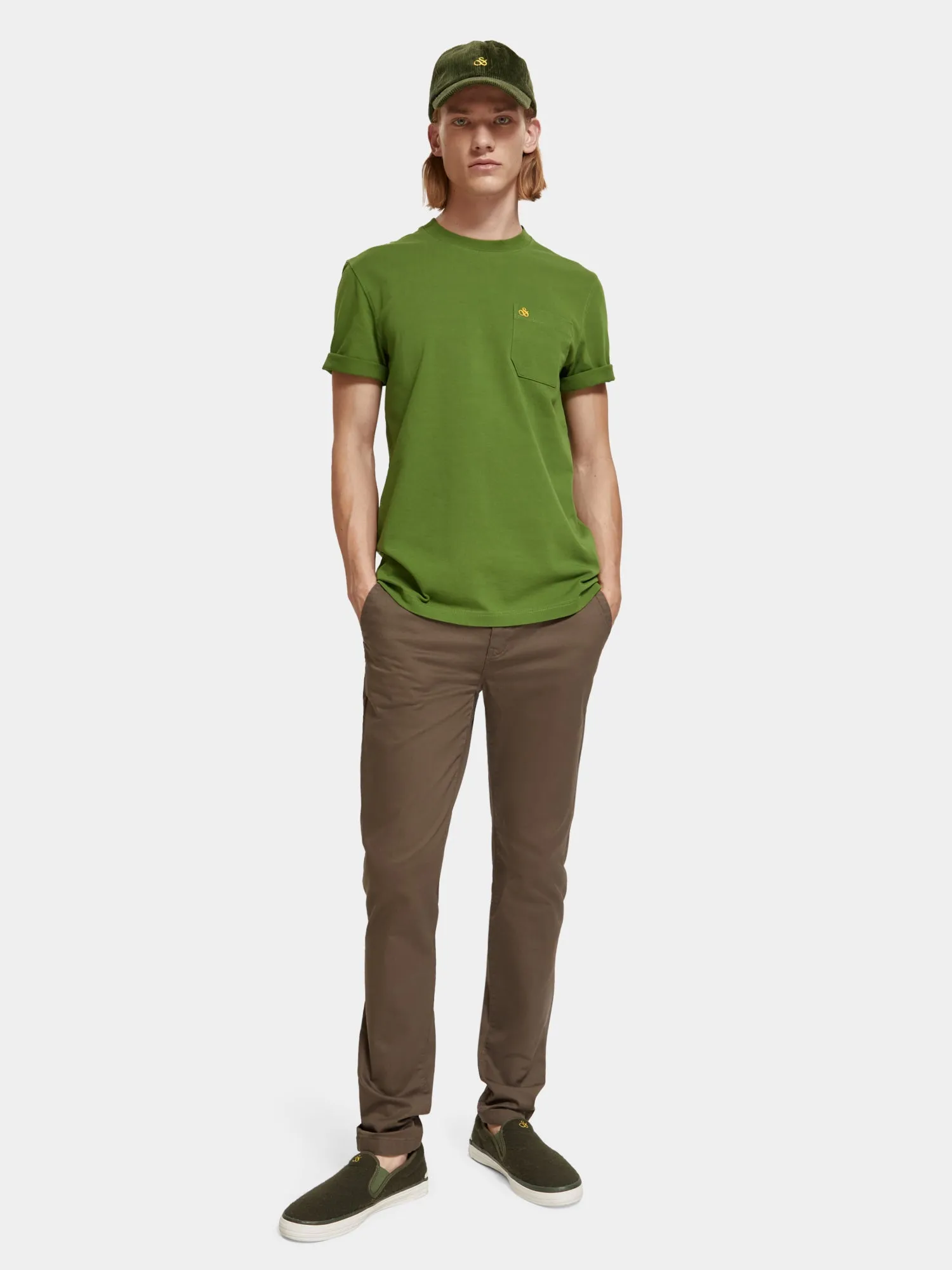Mott super slim-fit twill chino