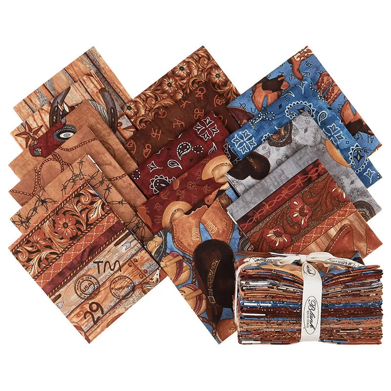 My Hero Wears Cowboy Boots Favorites Fat Quarter Bundle
