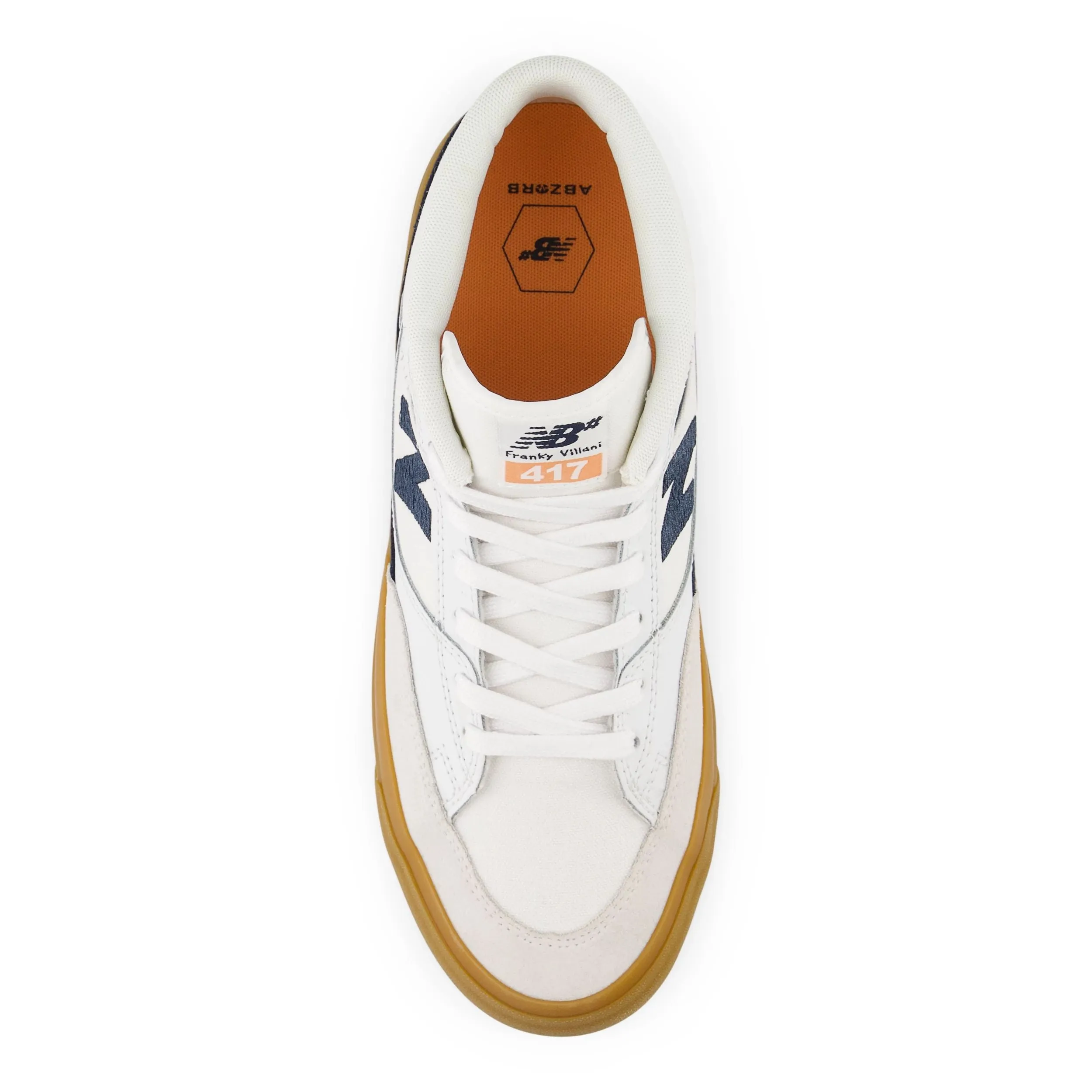 New Balance Numeric 417 Franky Villani Skateboard Shoe - White/Gum