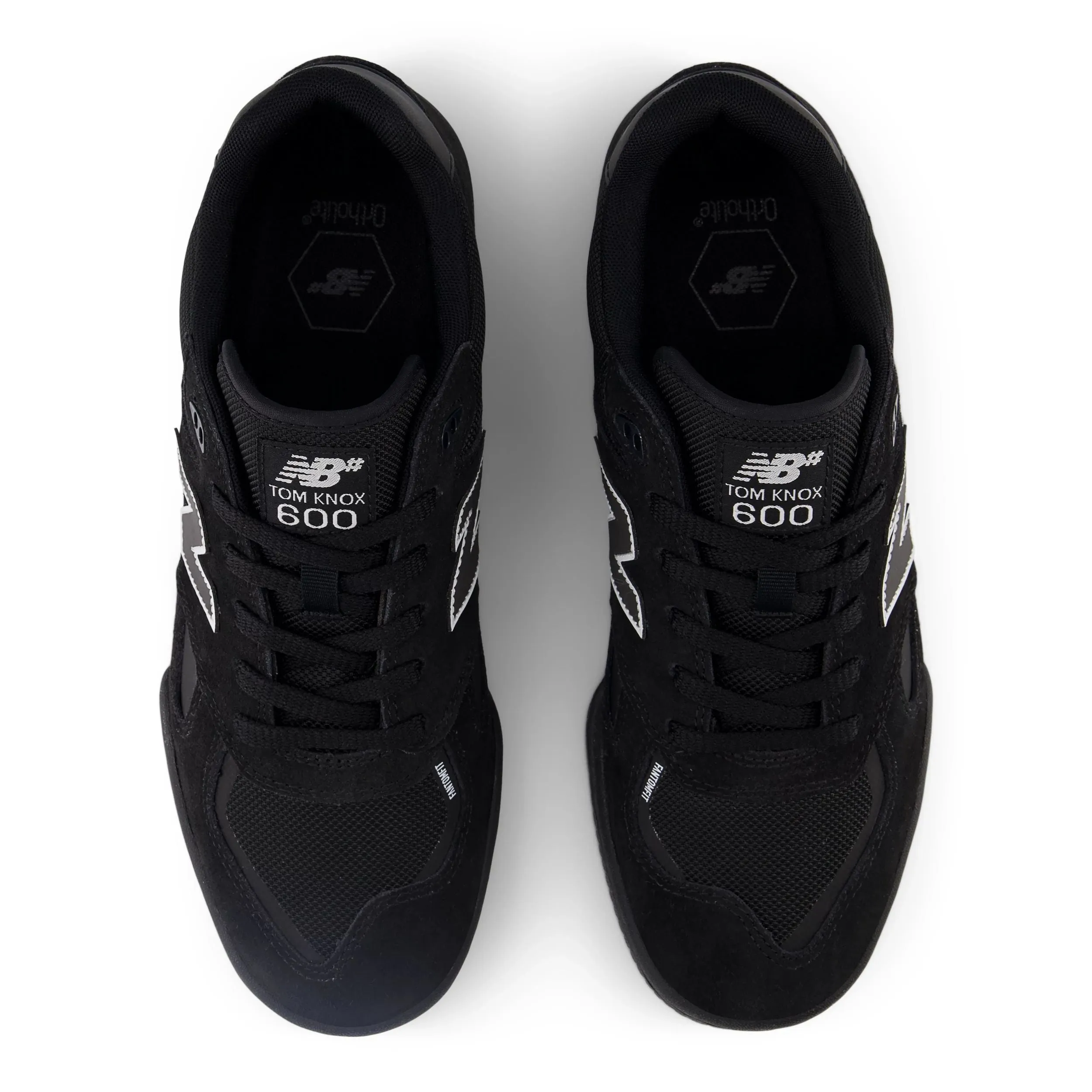 New Balance Numeric 600 Tom Knox Skateboard Shoe - Black/Black