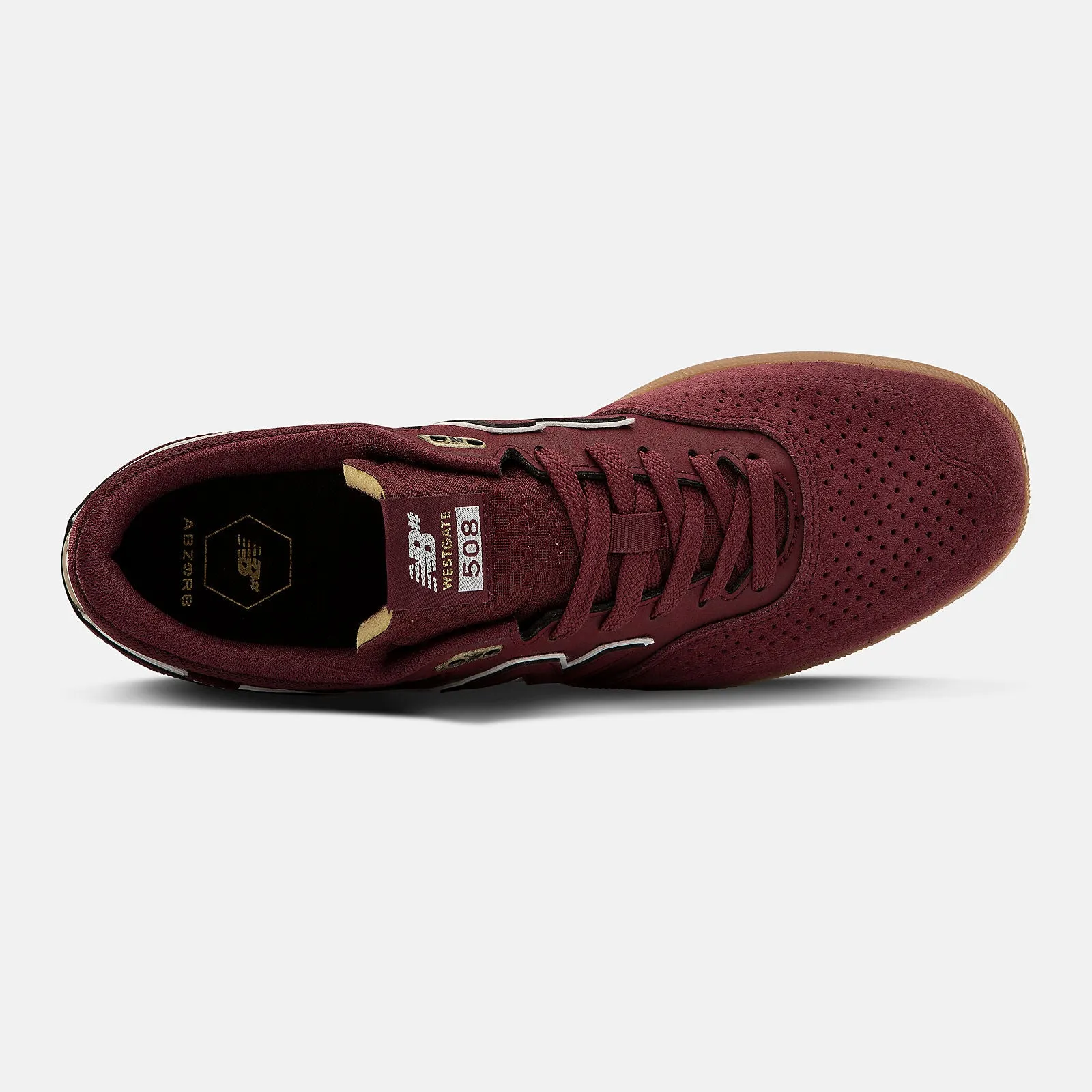 New Balance Numeric Westgate 508 Skateboard Shoe - Burgundy/White