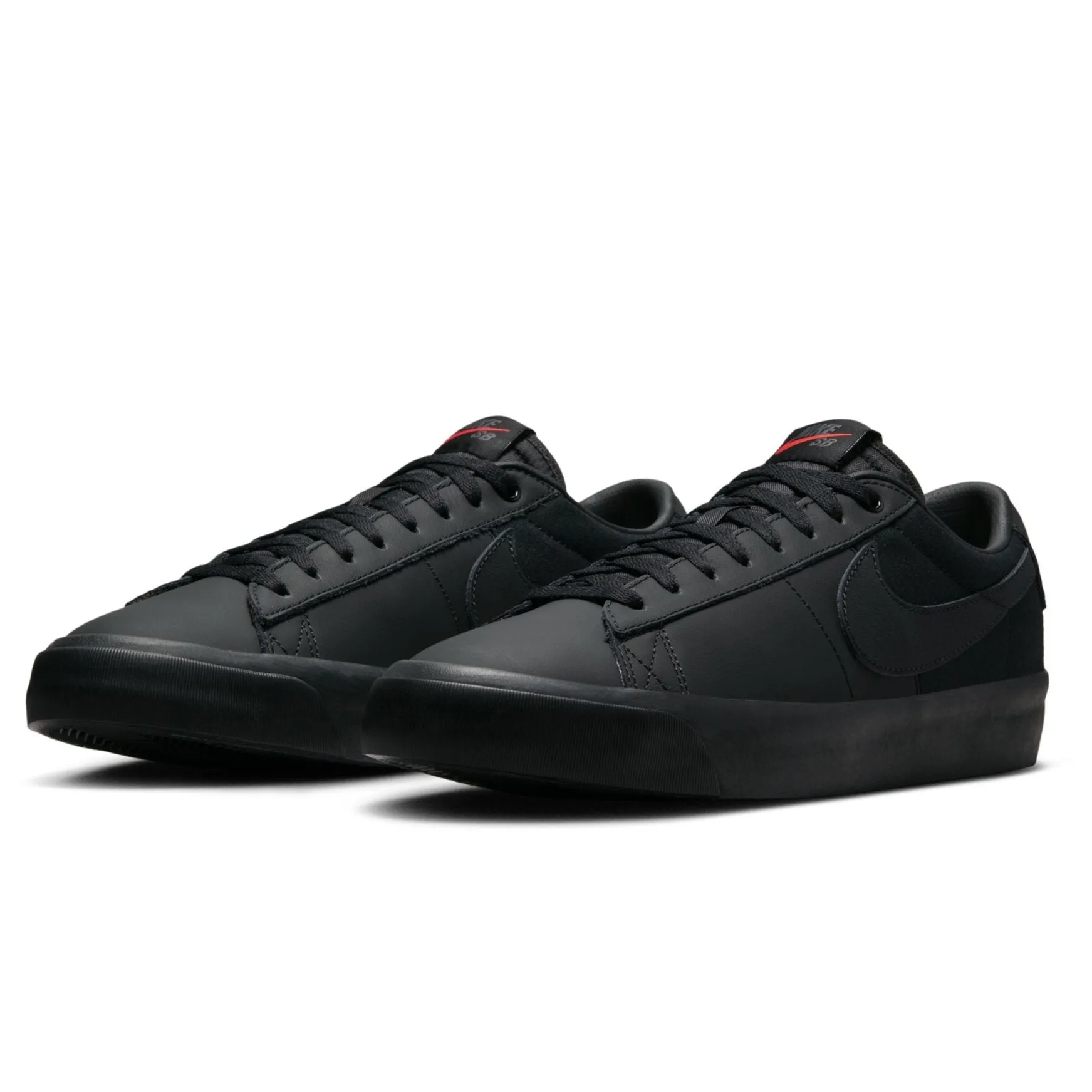 Nike SB Blazer Low Pro GT ISO Skateboard Shoe - Black/Black-Black-Black