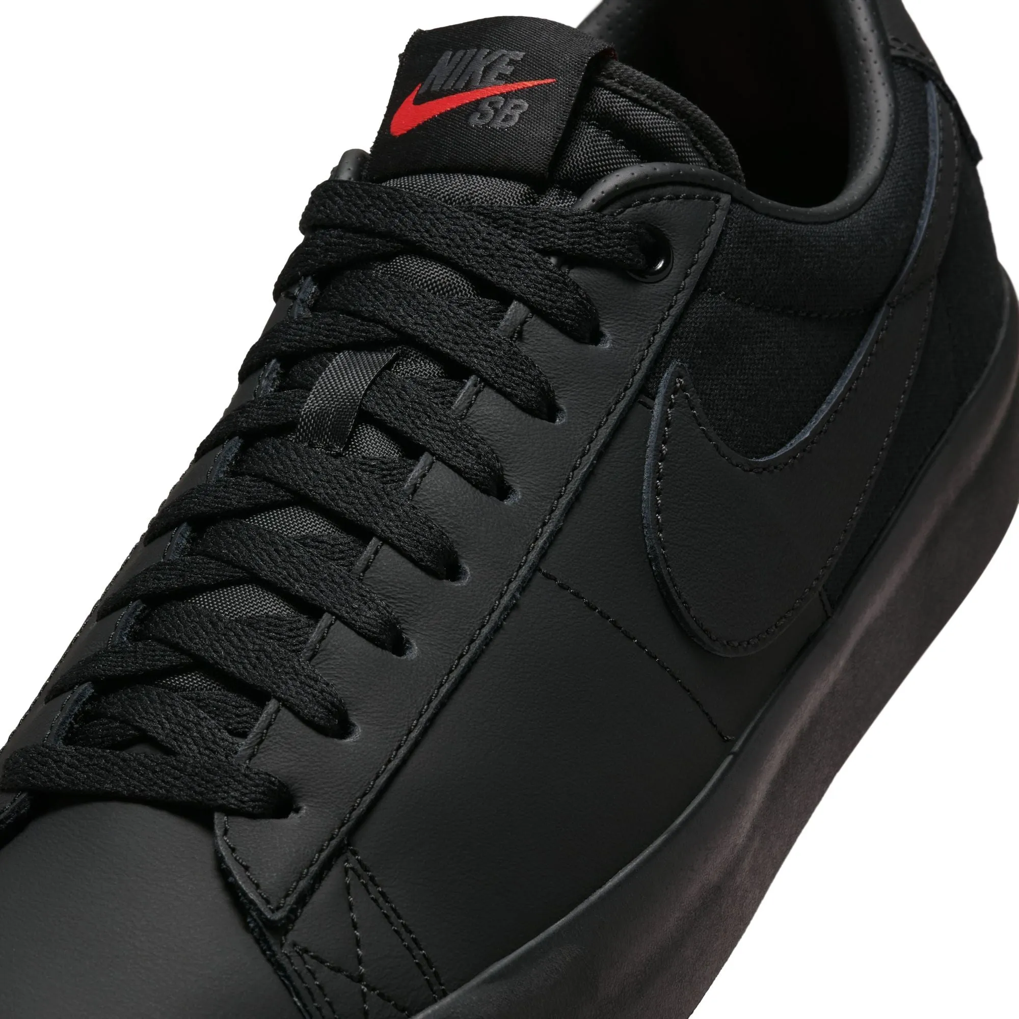 Nike SB Blazer Low Pro GT ISO Skateboard Shoe - Black/Black-Black-Black