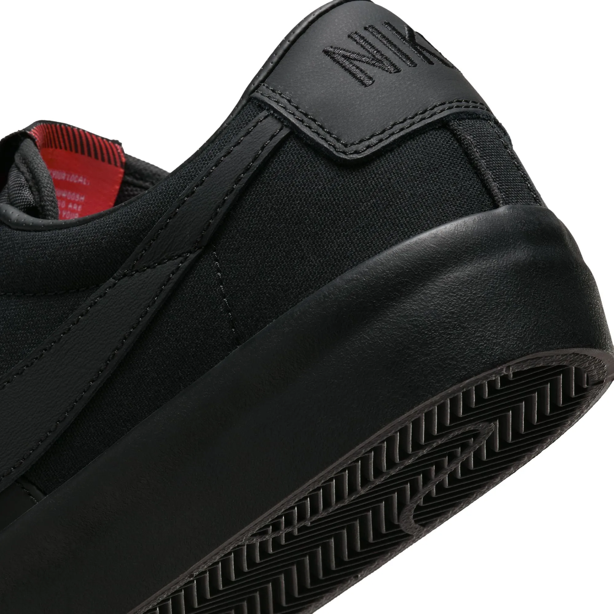Nike SB Blazer Low Pro GT ISO Skateboard Shoe - Black/Black-Black-Black