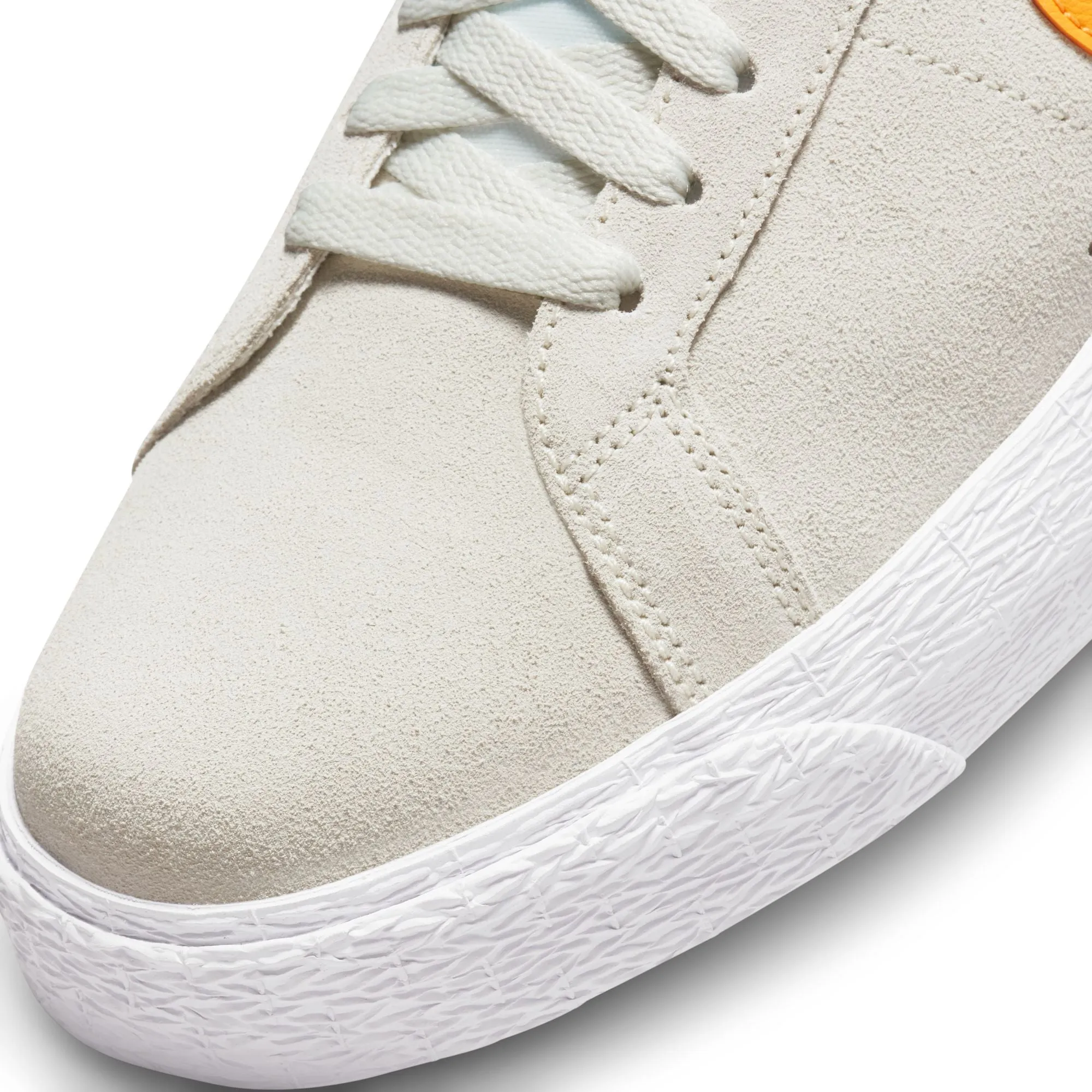 Nike SB Blazer Mid Skate Shoe - Summit White/Laser Orange-Summit White