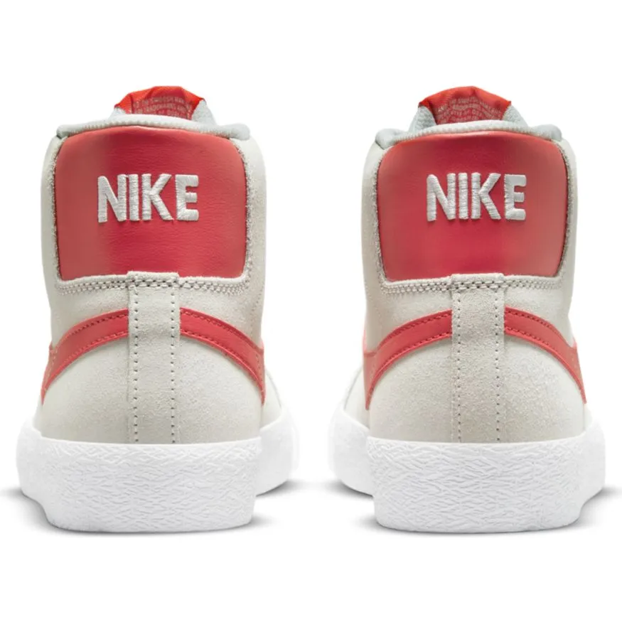 Nike SB Blazer Mid Skate Shoe - Summit White/Lobster-Summit White-White