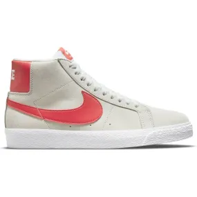 Nike SB Blazer Mid Skate Shoe - Summit White/Lobster-Summit White-White