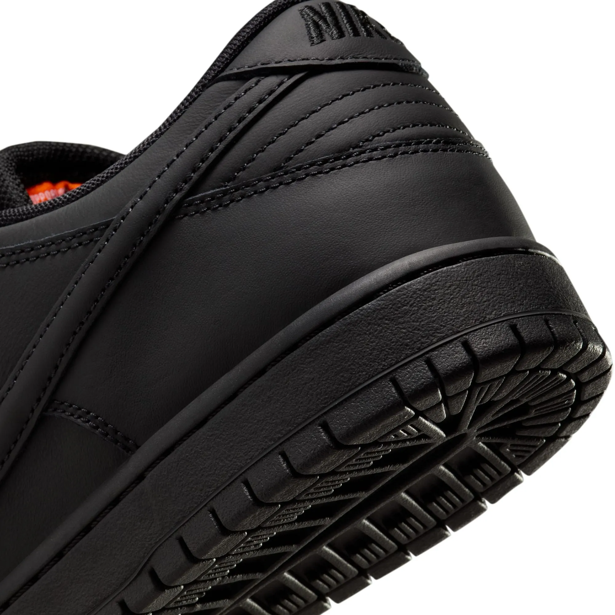 Nike SB Dunk Low Pro ISO Skateboard Shoe - Black/Black-Black-Black