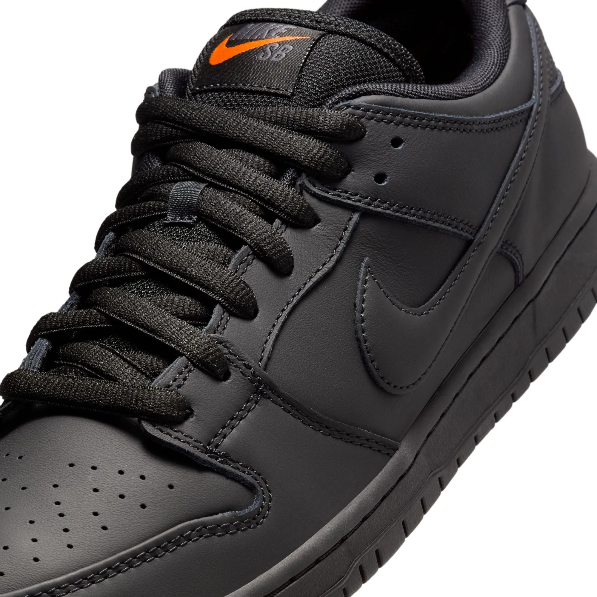 Nike SB Dunk Low Pro ISO Skateboard Shoe - Black/Black-Black-Black