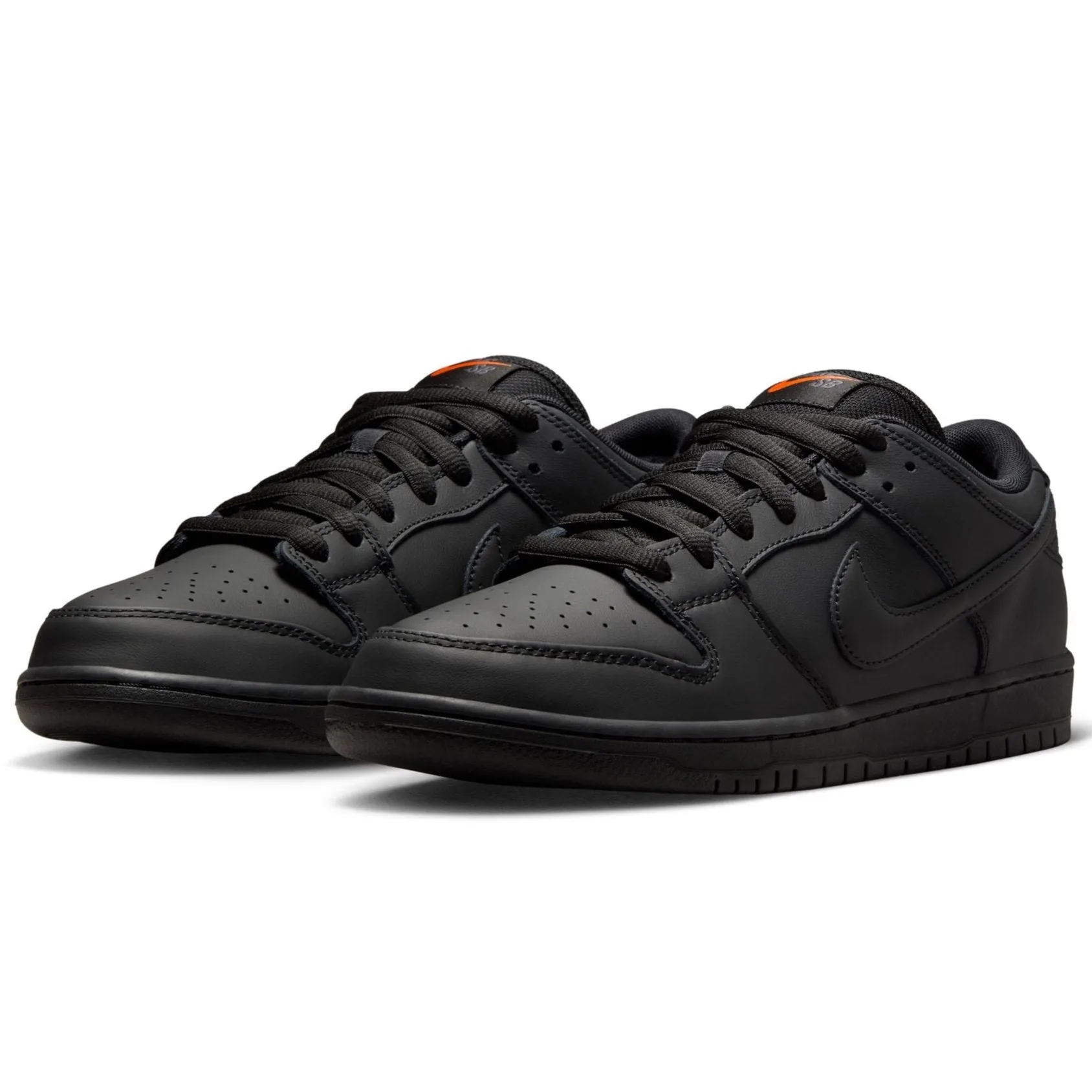 Nike SB Dunk Low Pro ISO Skateboard Shoe - Black/Black-Black-Black
