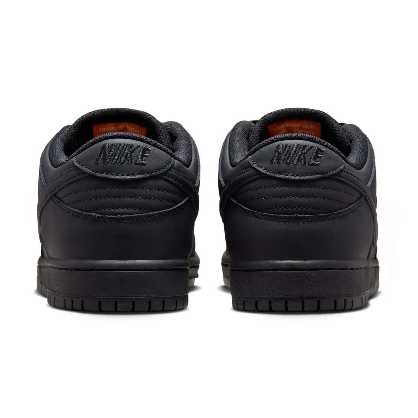 Nike SB Dunk Low Pro ISO Skateboard Shoe - Black/Black-Black-Black