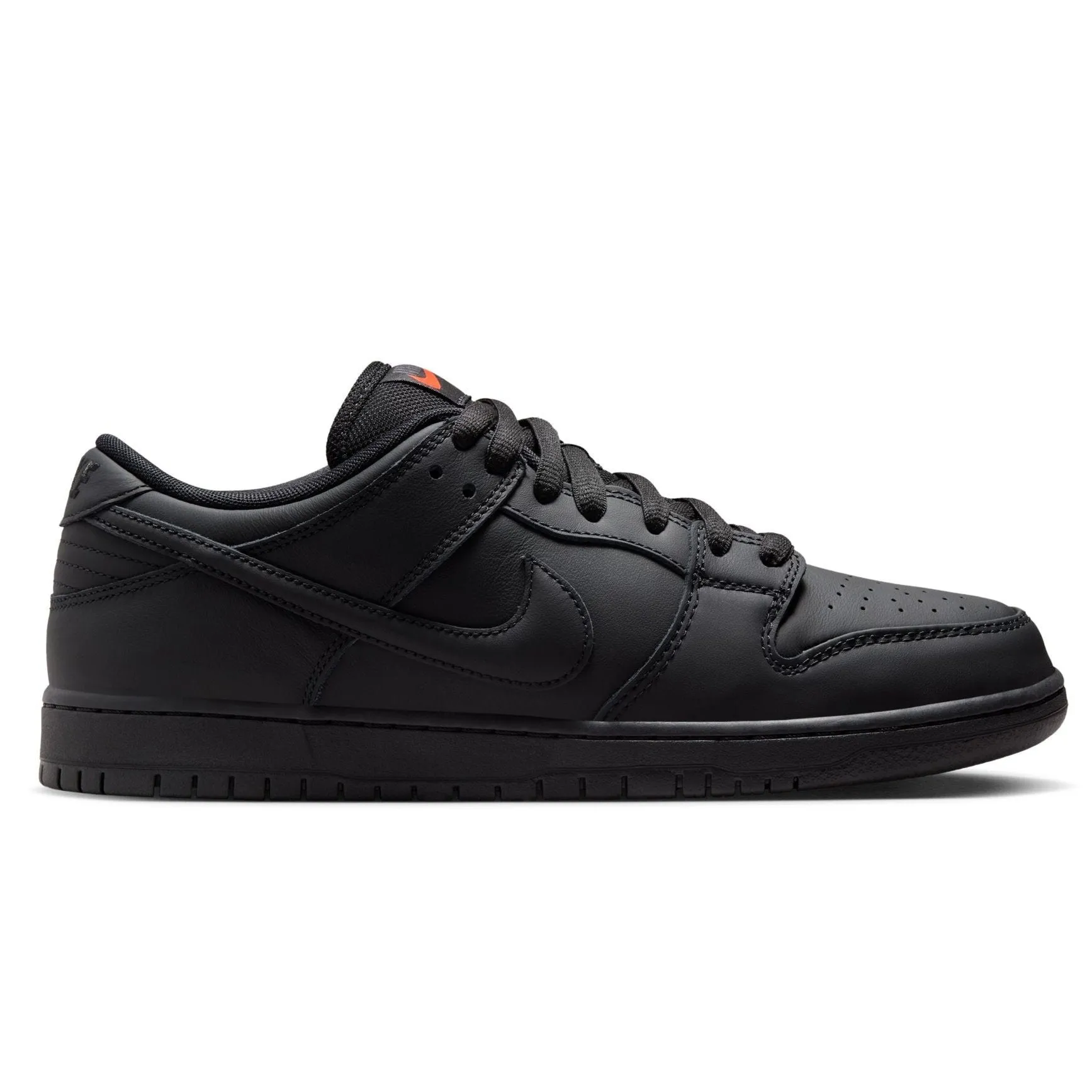 Nike SB Dunk Low Pro ISO Skateboard Shoe - Black/Black-Black-Black