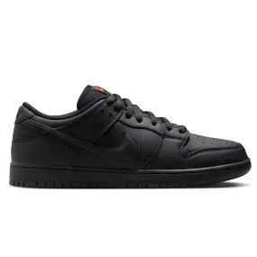 Nike SB Dunk Low Pro ISO Skateboard Shoe - Black/Black-Black-Black