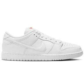 Nike SB Dunk Low Pro ISO Skateboard Shoe - White/White-White-White