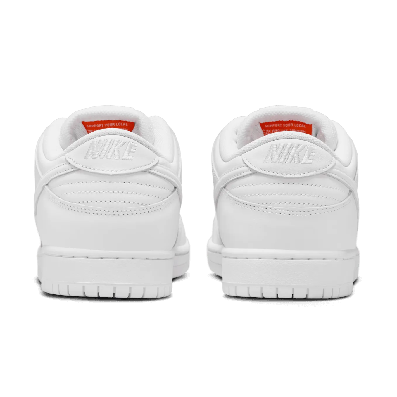 Nike SB Dunk Low Pro ISO Skateboard Shoe - White/White-White-White
