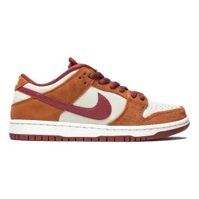 Nike SB Dunk Low Pro Skate Shoe - Dark Russet/Cedar-Summit White