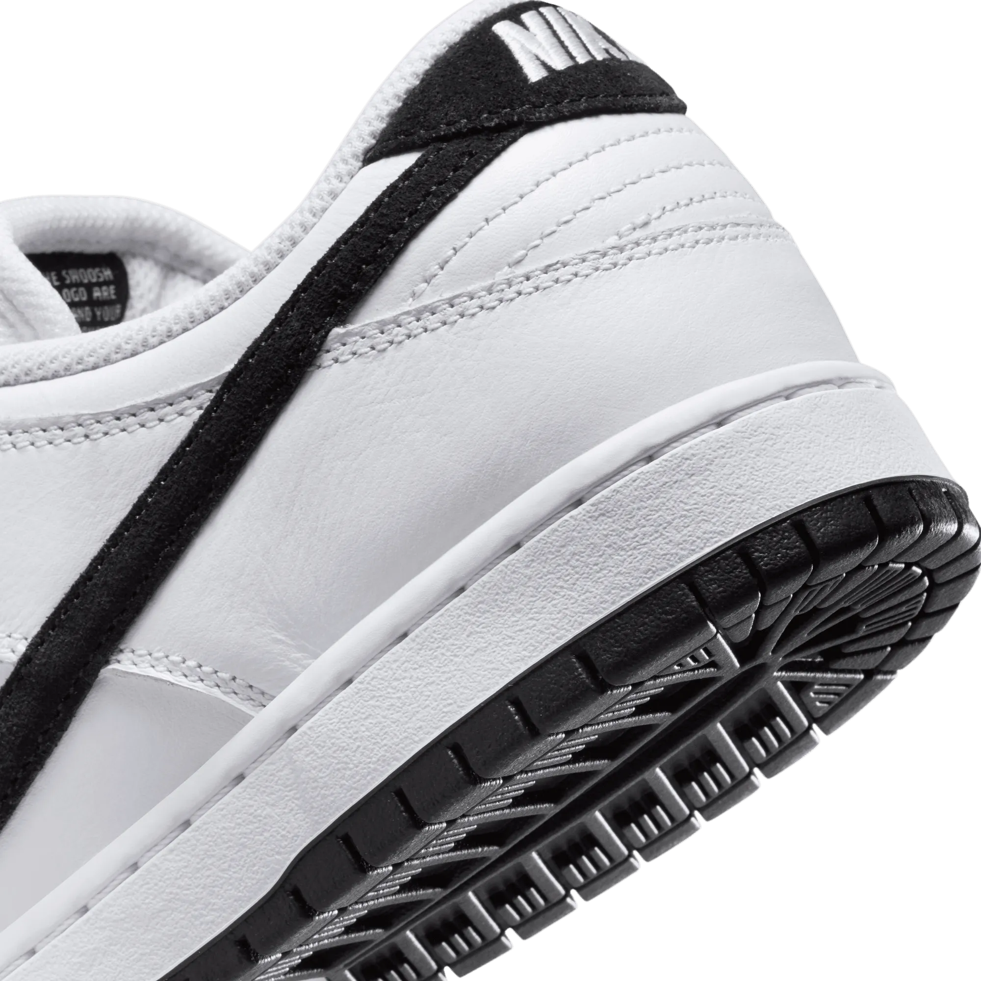 Nike SB Dunk Low Pro Skateboard Shoe - White/Black-White-Black