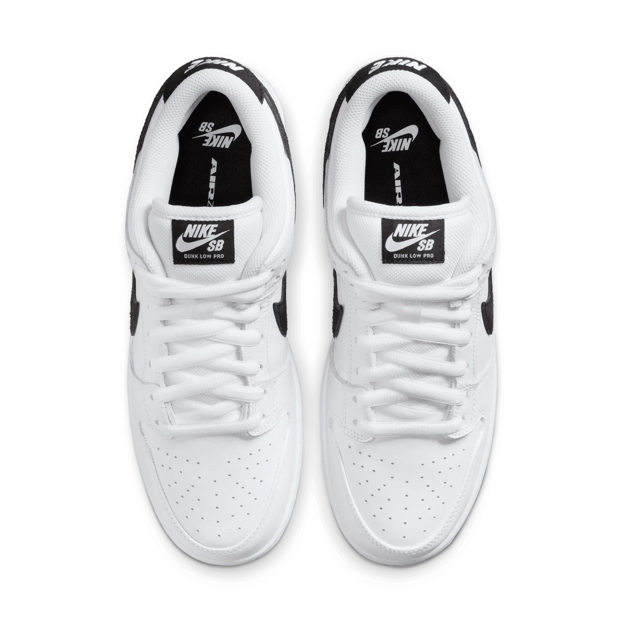 Nike SB Dunk Low Pro Skateboard Shoe - White/Black-White-Black