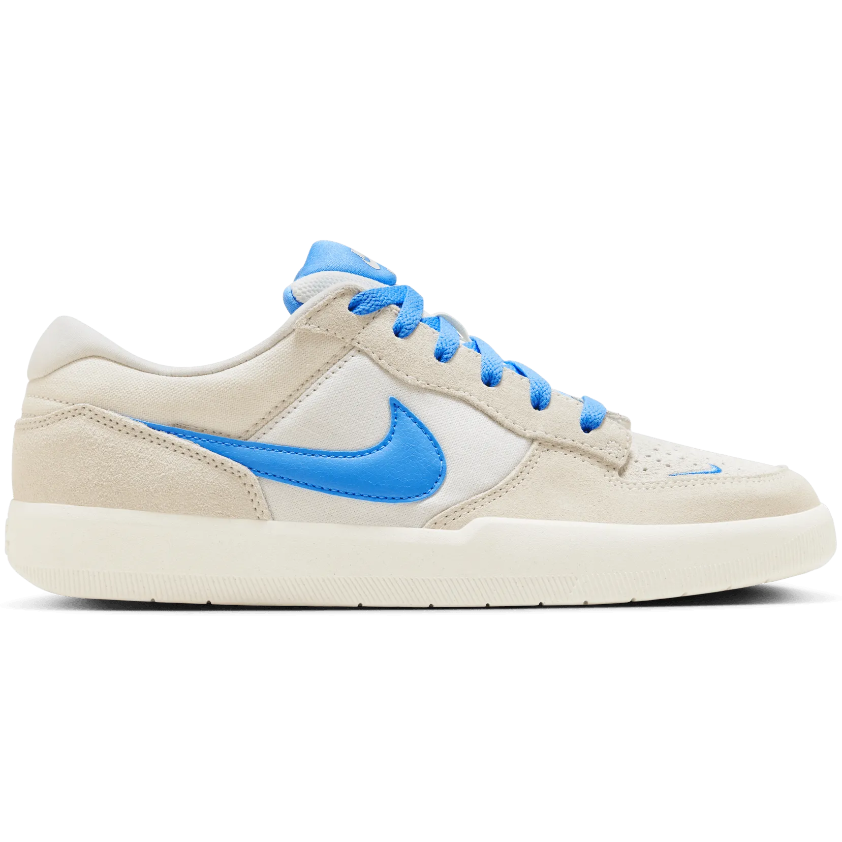 Nike SB Force 58 Skateboard Shoe - Phantom/University Blue-Summit White