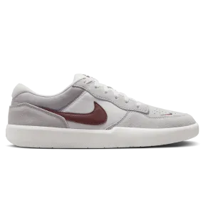 Nike SB Force 58 Skateboard Shoe - Platinum Tint/Dark Team Red-Wolf Grey