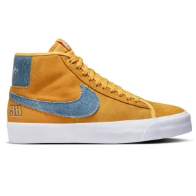 Nike SB GT Pro Blazer Mid Skateboard Shoe - University Gold/Game Royal