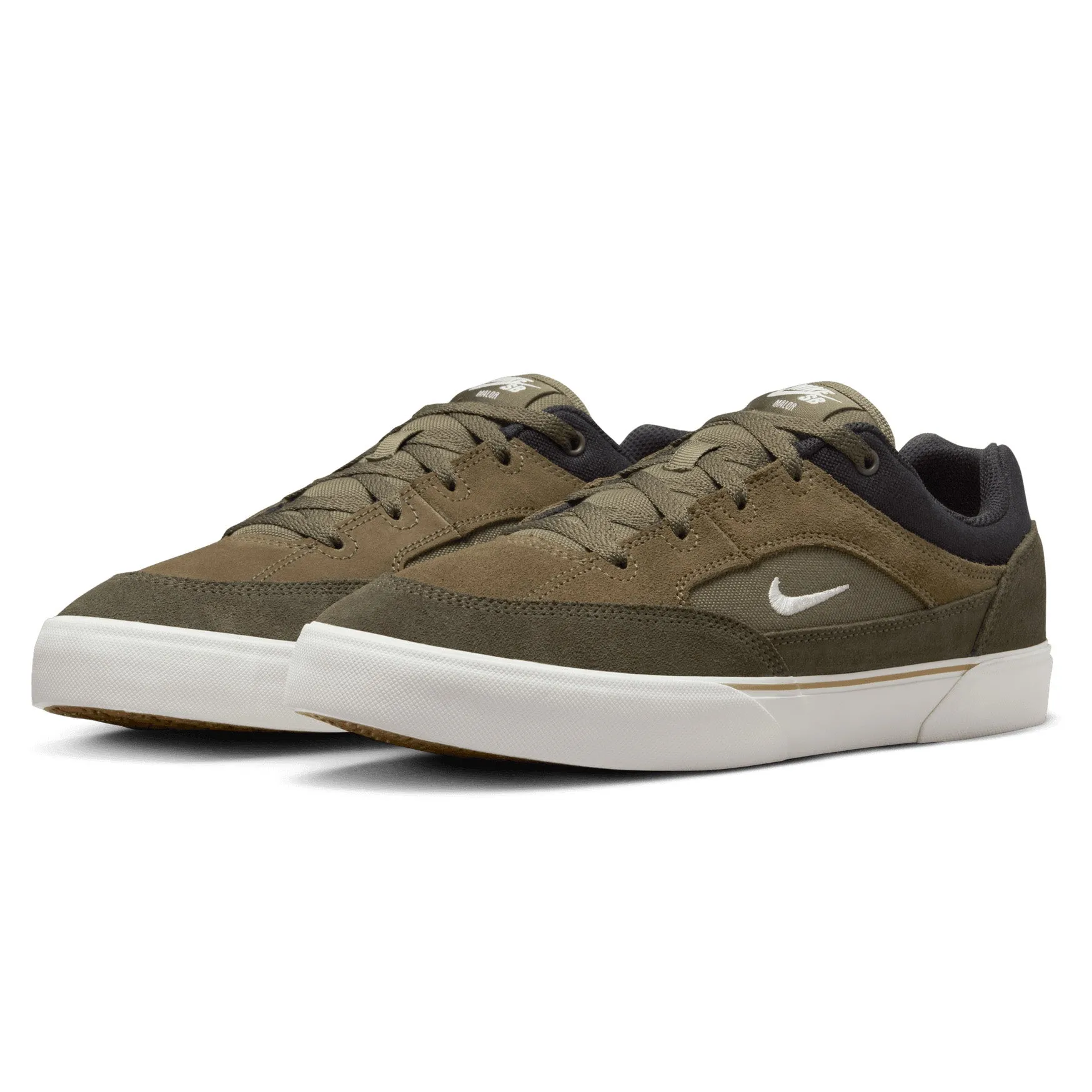 Nike SB Malor Skateboard Shoe - Medium Olive/Sail-Cargo Khaki