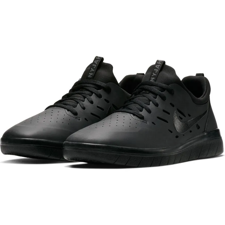 Nike SB Nyjah Free Skate Shoe - Black/Black - Black