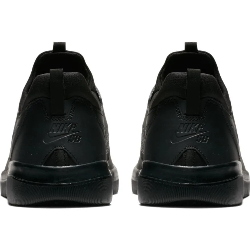Nike SB Nyjah Free Skate Shoe - Black/Black - Black