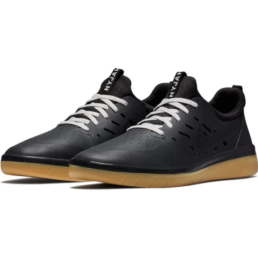 Nike SB Nyjah Free Skate Shoe - Black/Gum-Light Brown