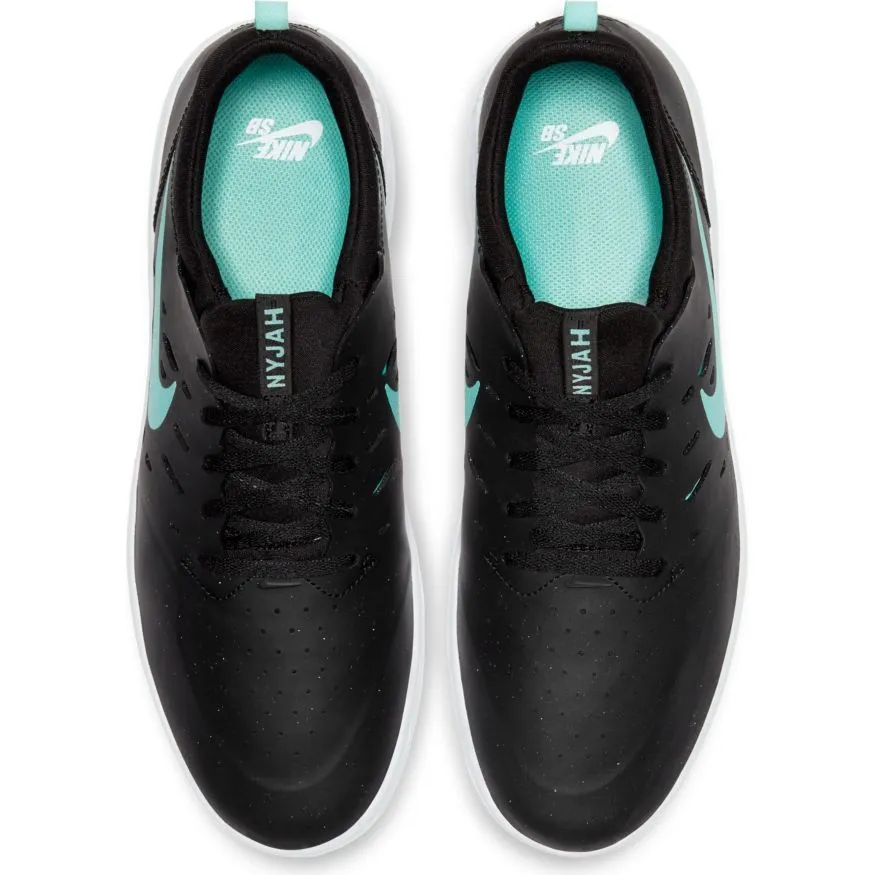 Nike SB Nyjah Free Skateboard Shoe - Black/Tropical Twist - Black - White