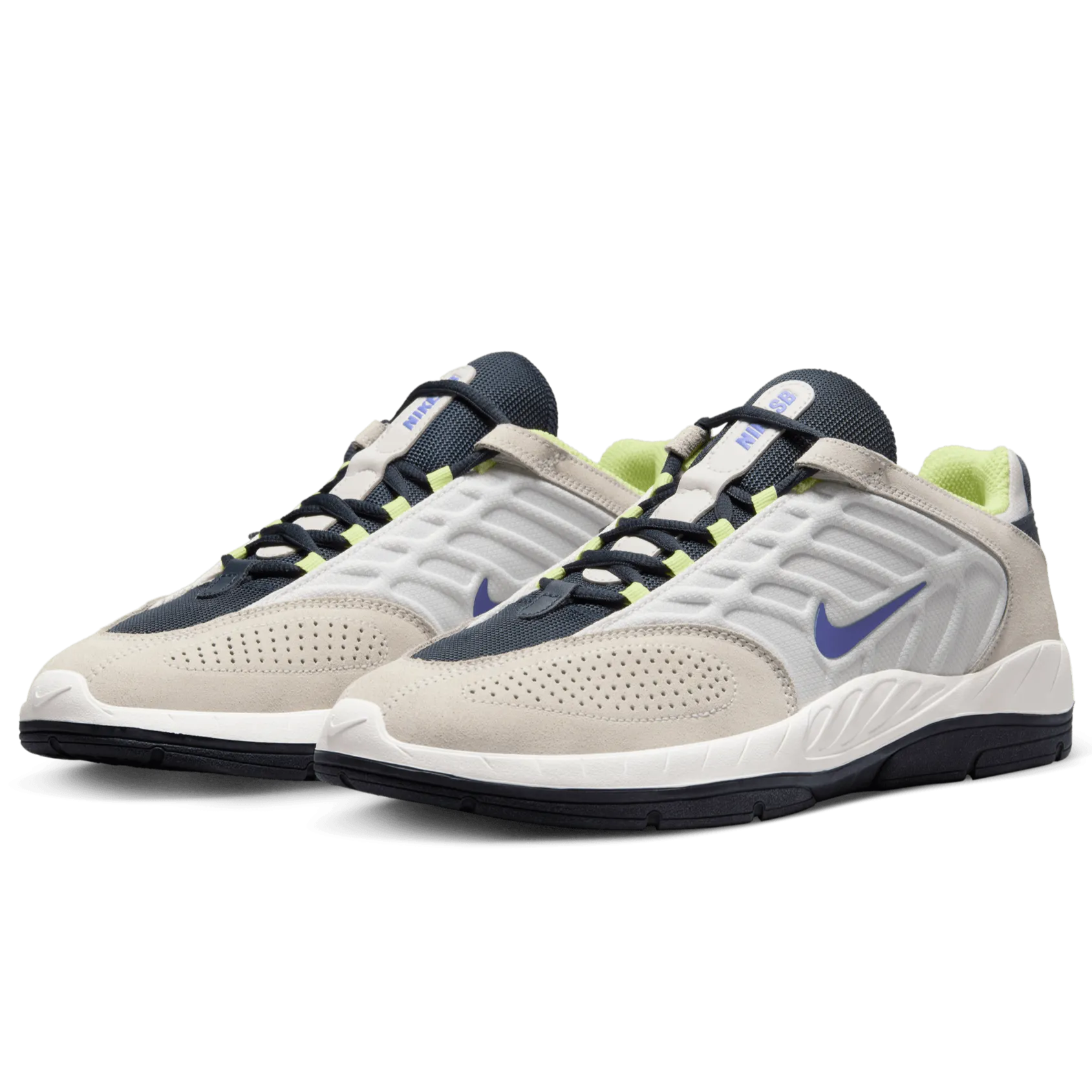 Nike SB Vertebrae Skateboard Shoe - Summit White/Persian Violet