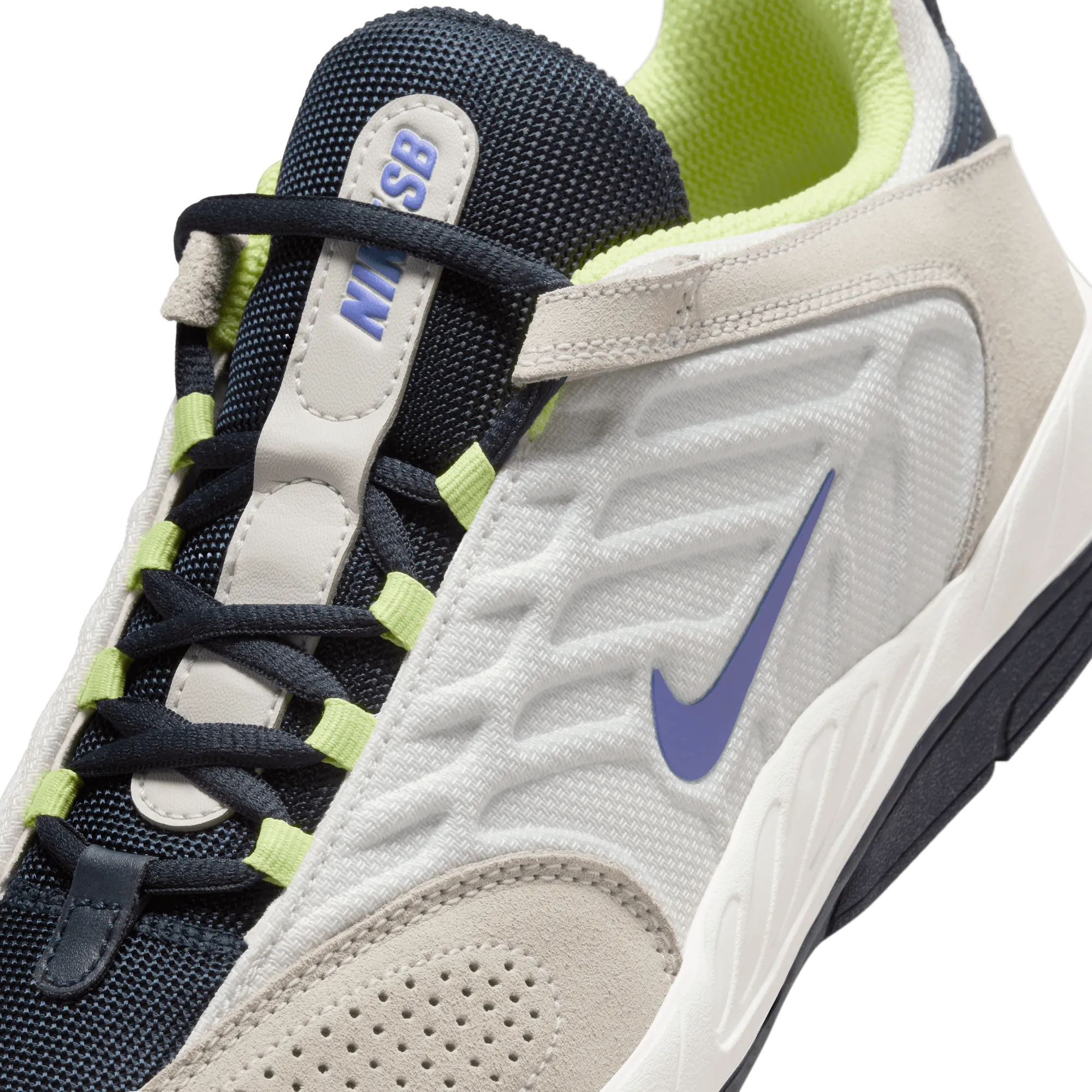 Nike SB Vertebrae Skateboard Shoe - Summit White/Persian Violet
