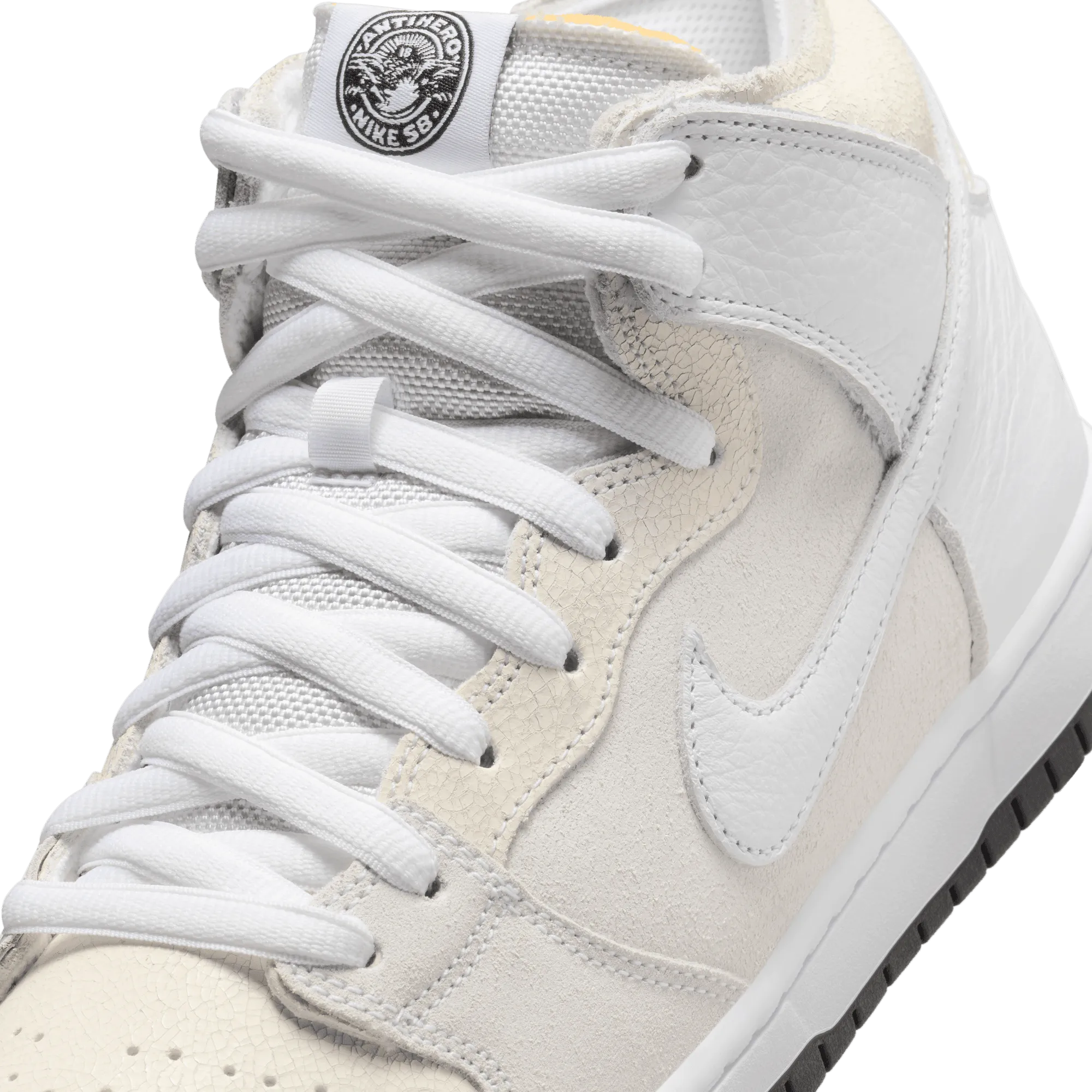 Nike SB x AntiHero Dunk High Pro Skateboard Shoe - White/White-Black
