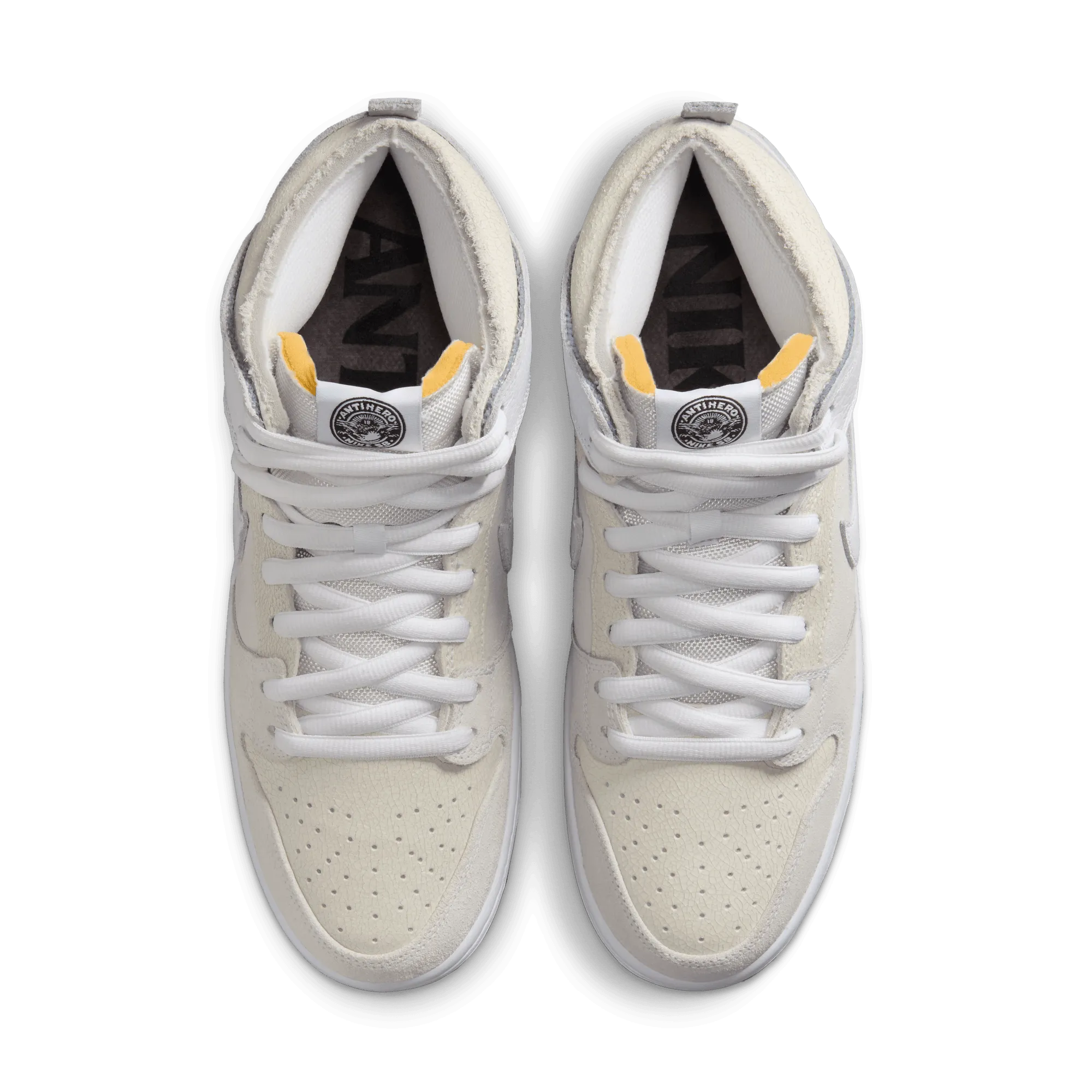 Nike SB x AntiHero Dunk High Pro Skateboard Shoe - White/White-Black