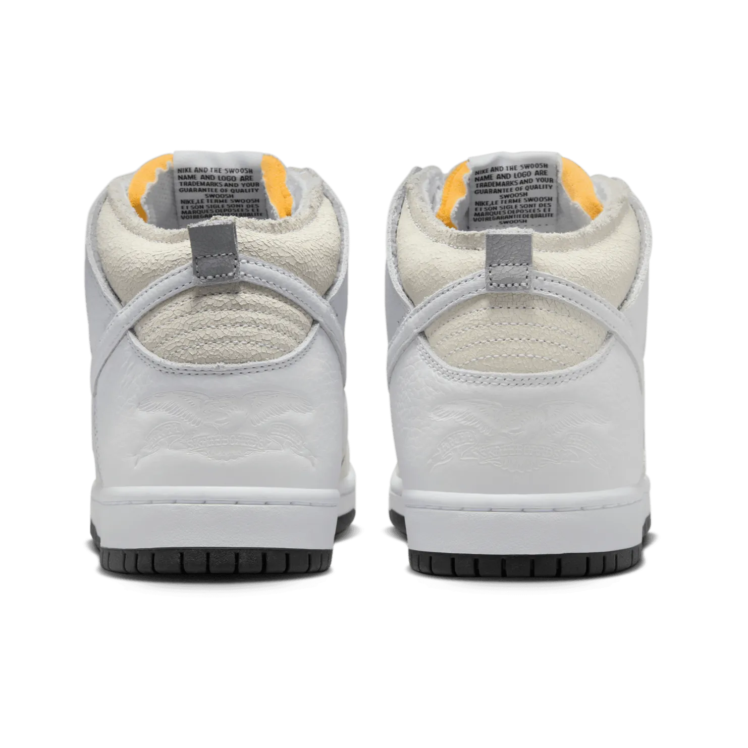 Nike SB x AntiHero Dunk High Pro Skateboard Shoe - White/White-Black