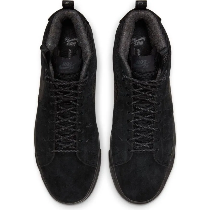 Nike SB Zoom Blazer Mid Premium Skateboard Shoe - Black/Black-Anthracite-Black
