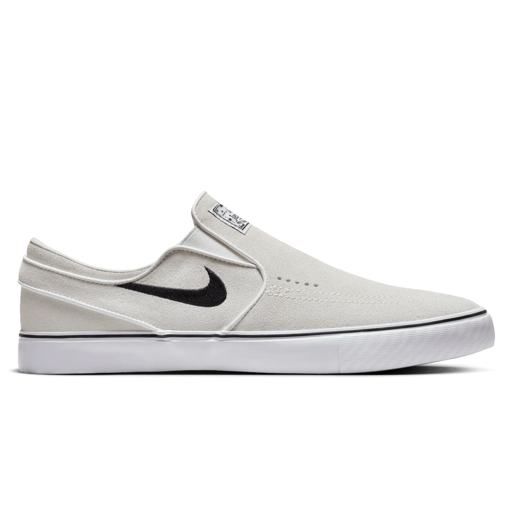 Nike SB Zoom Janoski  Slip Skateboard Shoe - Summit White/Black-Summit White-White