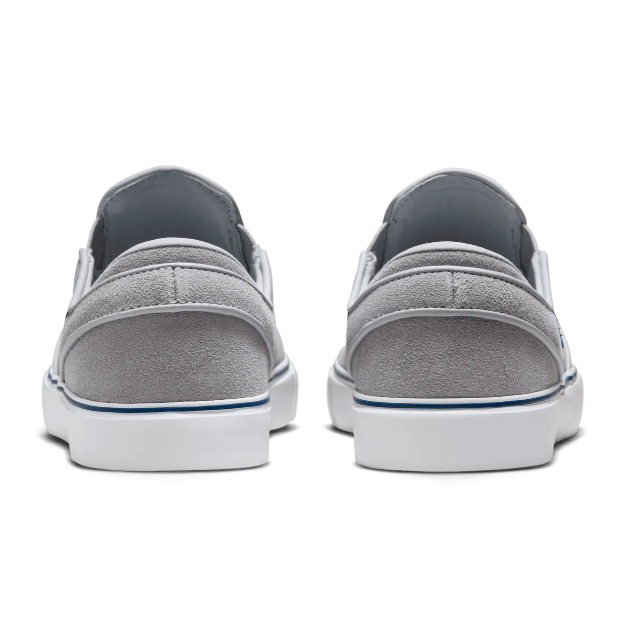 Nike SB Zoom Janoski  Slip Skateboard Shoe - Wolf Grey/Navy-Wolf Grey-Summit White