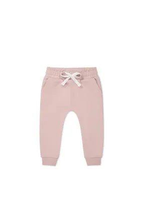 Organic Cotton Morgan Track Pant - Shell Pink
