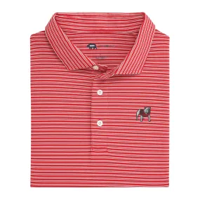 Pairing Stripe Standing Bulldog Performance Pique