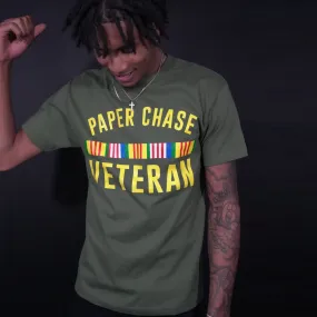 Paper Chase Veteran - Olive T-Shirt
