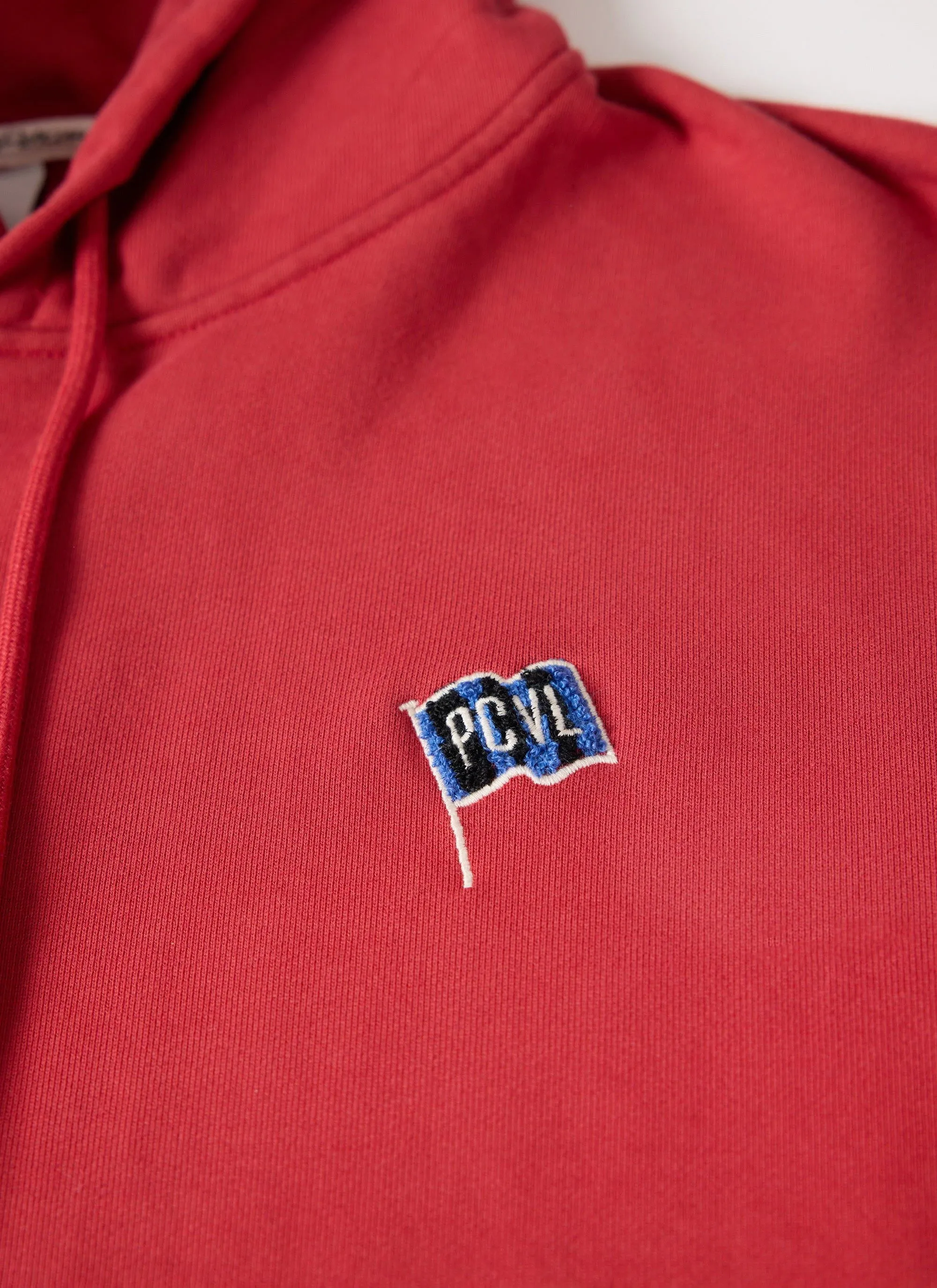 PCVL Flag Hoodie | Cotton | Brick