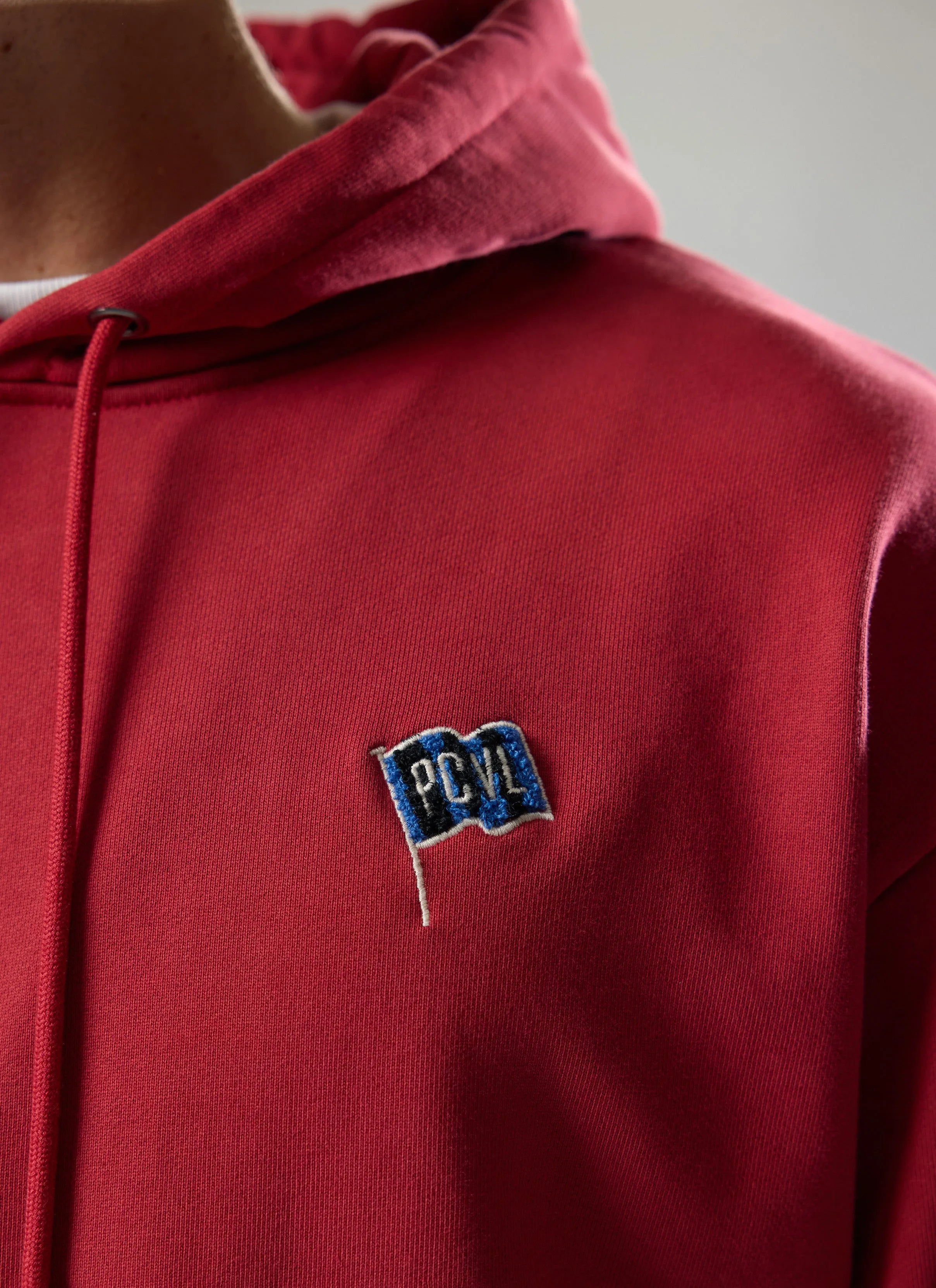 PCVL Flag Hoodie | Cotton | Brick