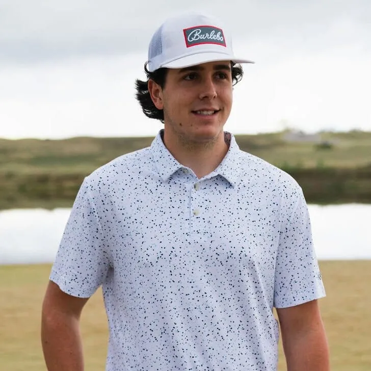 Performance Polo - White Speckled