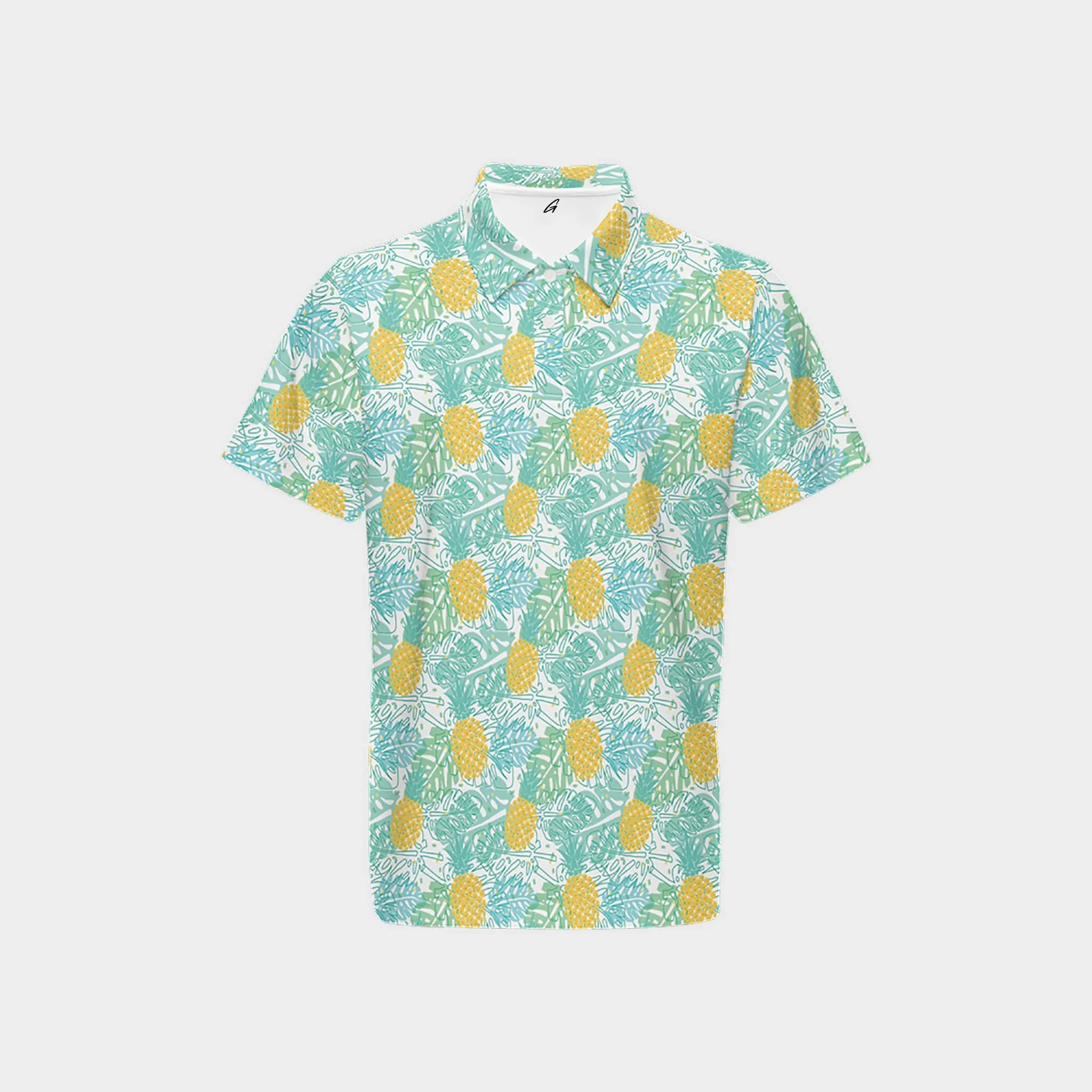 Pineapple Paradise Men's Performance Golf Polo