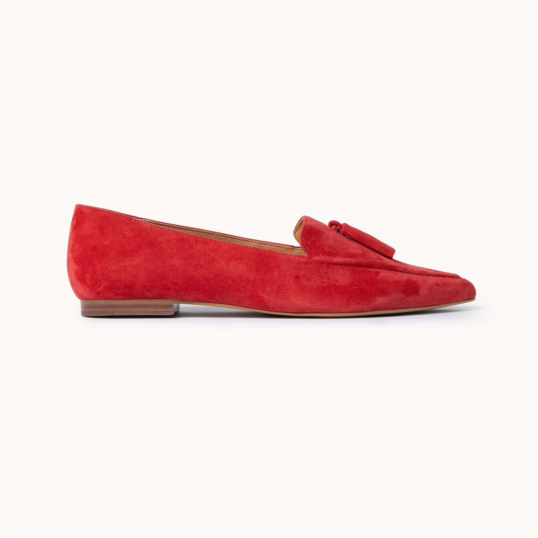 Poplar Pointed Flat - Red with Tassel