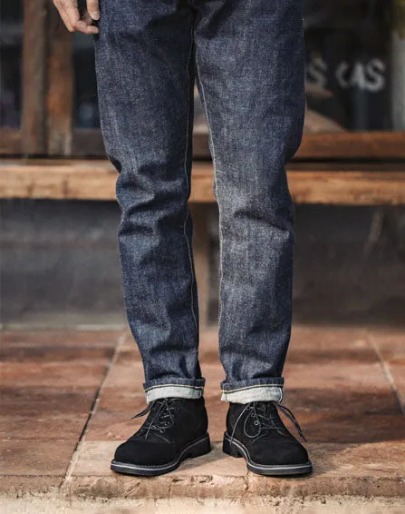 Retro Outdoor Suede Stitching Large Men's Dress Shoes