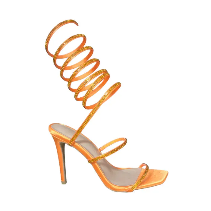 Rhinestone Wrap Around Heels Nars-12