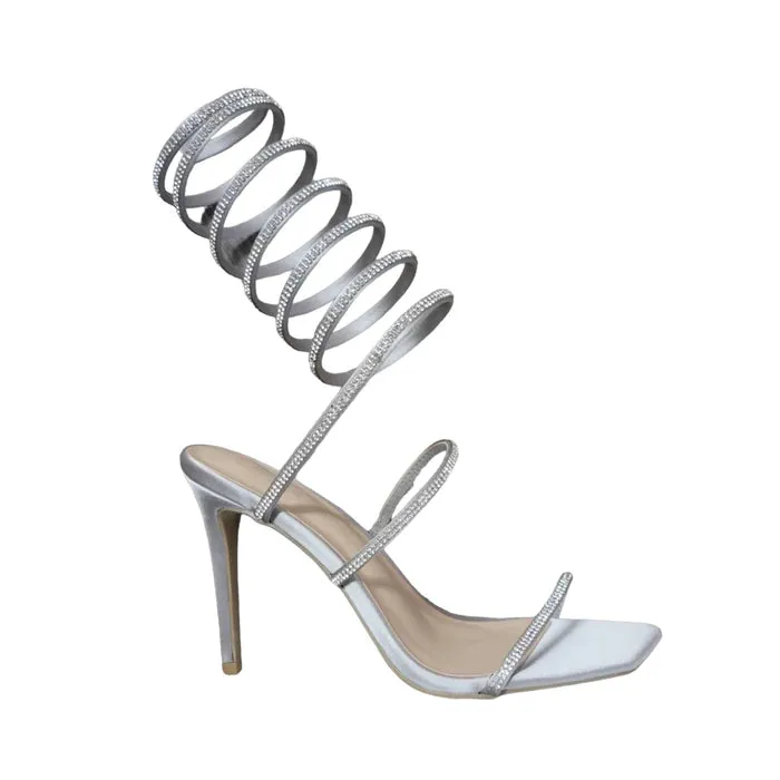 Rhinestone Wrap Around Heels Nars-12